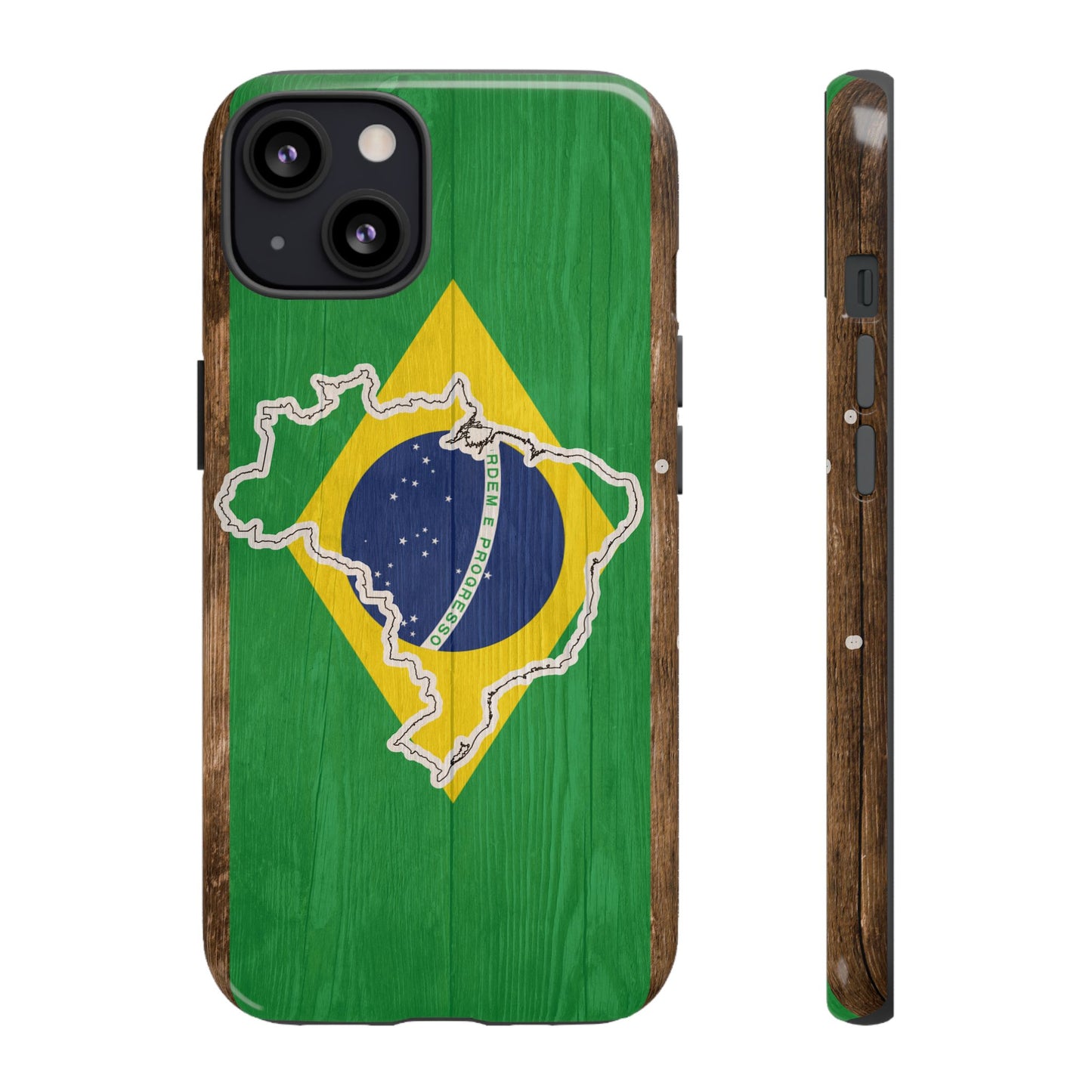 Brazil Flag Phone Map Case Protective Tough Cover Flag of Brazil Samsung Brazilian Pride Hard Plastic Back Brazil Flag Cover