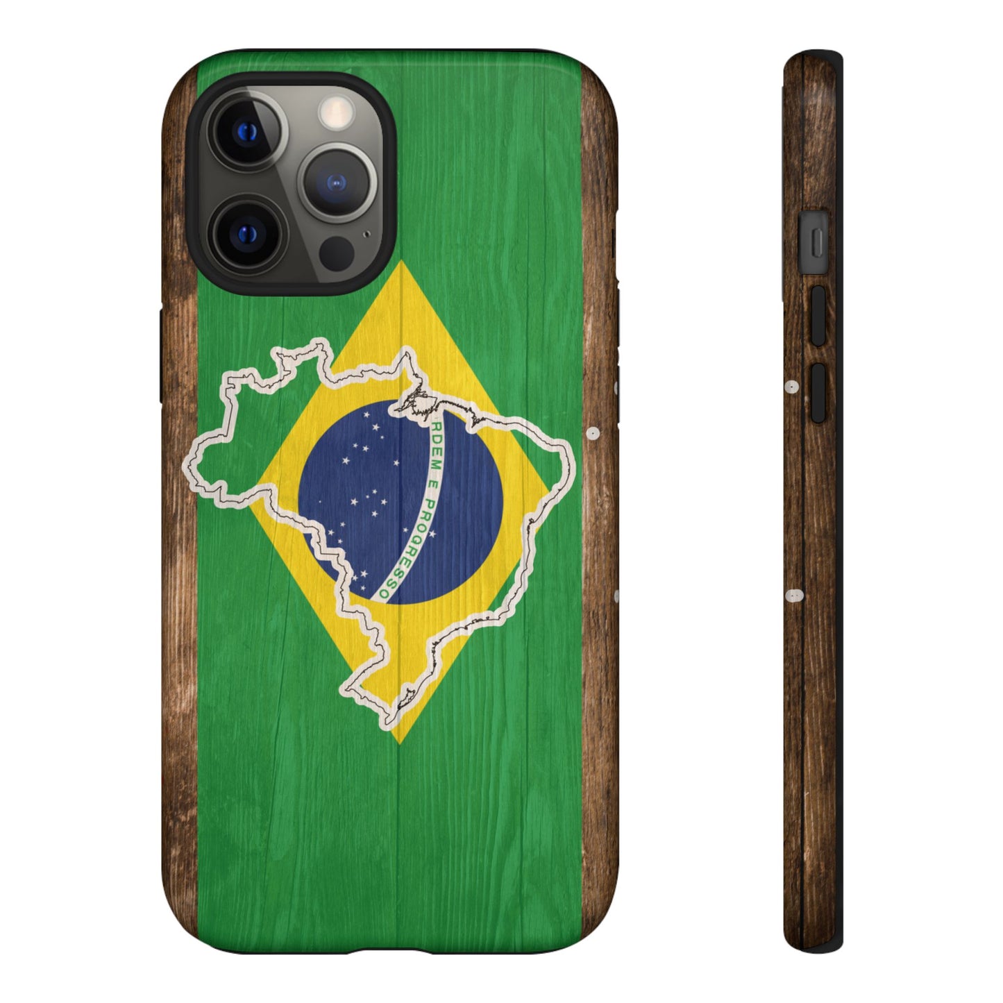 Brazil Flag Phone Map Case Protective Tough Cover Flag of Brazil Samsung Brazilian Pride Hard Plastic Back Brazil Flag Cover