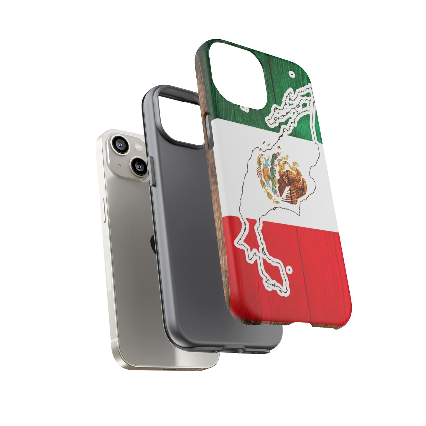 Phone Case, Mexican Flag Tough Case, Patriotic Mexico Phone Cover, Rugged Phone Protector, National Flag Phone Sleeve, Cinco de Mayo Gift