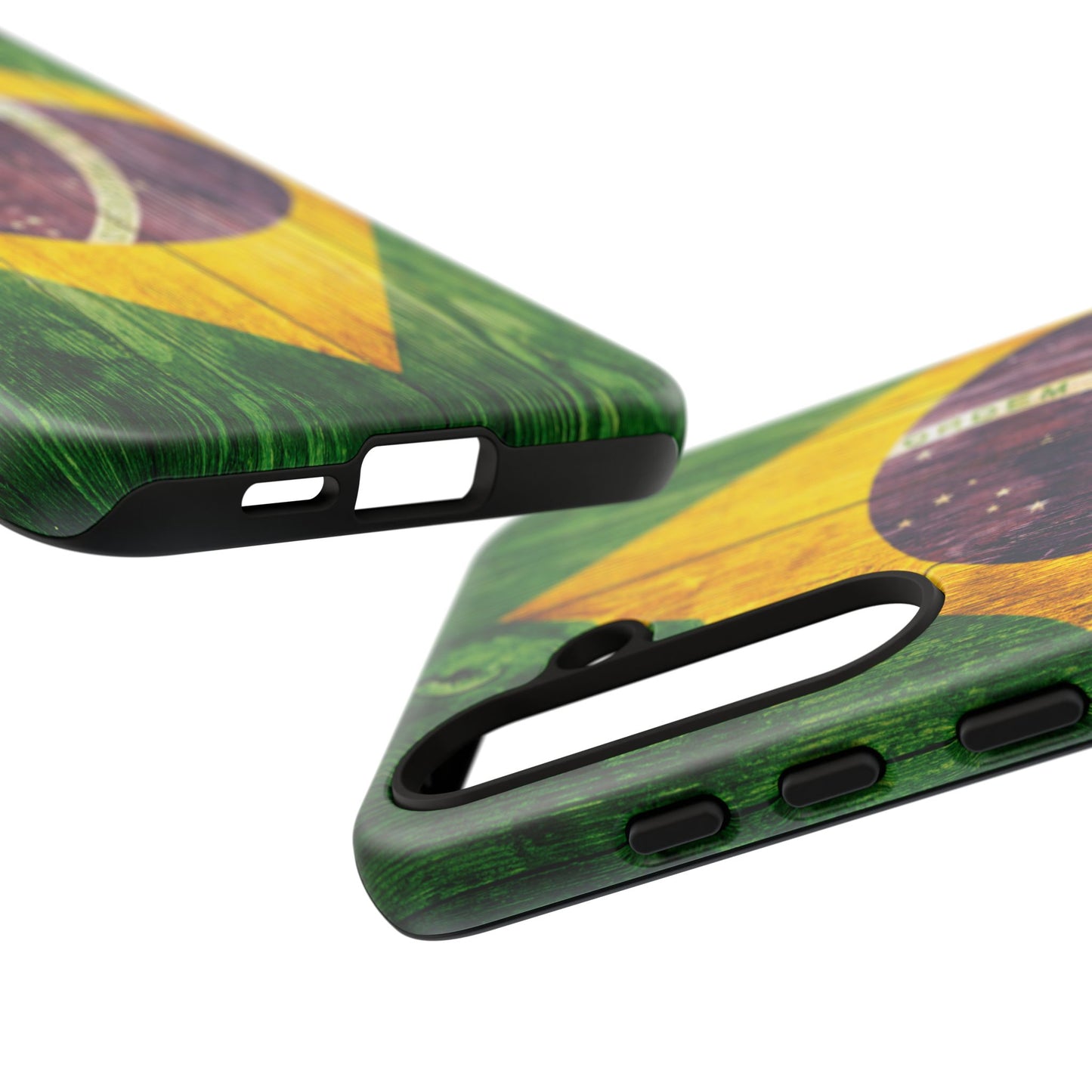 Brazil Phone Case Protective Tough Cover Flag of Brazil Samsung Brazilian Pride Hard Plastic Back Brazil Flag Cover IPhone Souvenir Gift Protective Case