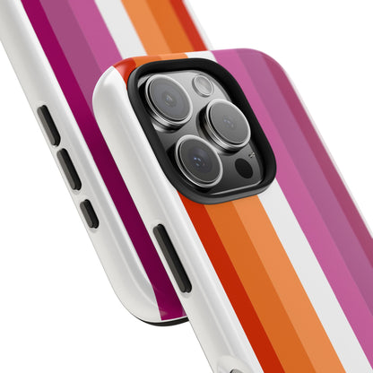 Lesbian Flag tough Impact-Resistant Phone Case