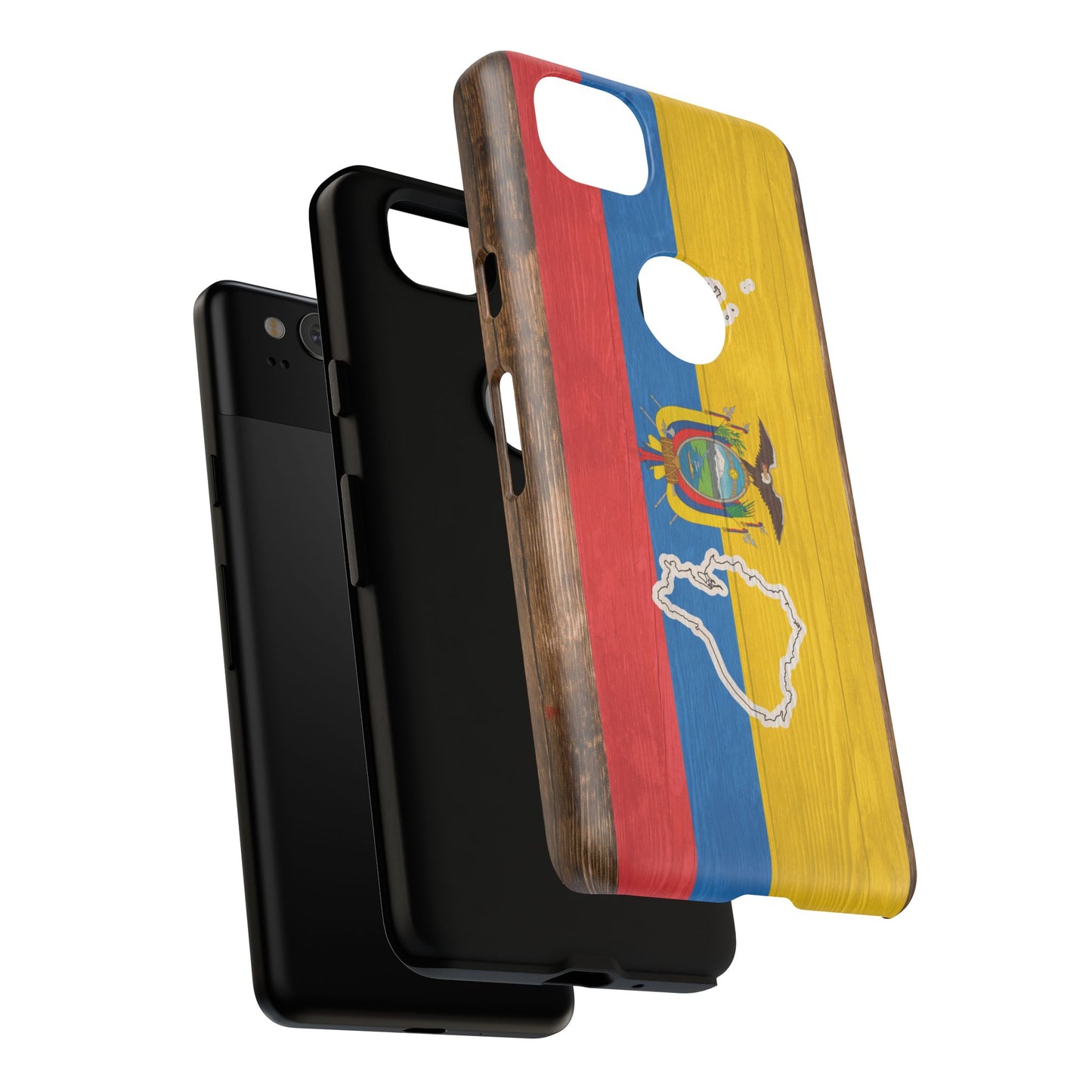 Ecuador Flag Phone Map Case Protective Tough Cover Flag of Ecuador Samsung Ecuadorian Pride Hard Plastic Back Ecuadorian Flag Cover