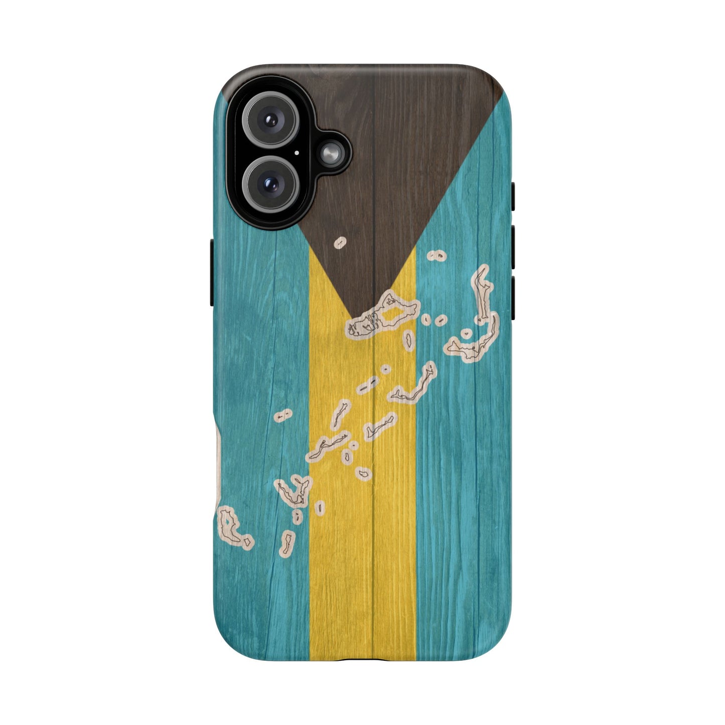 Bahamas Flag Phone Map Case Protective Tough Cover Flag of Bahamas Samsung Bahamian Pride Hard Plastic Back Bahamas Flag Cover