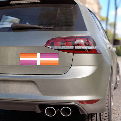 Lesbian Pride Car magnet LGBTQ+ Rainbow Decor Empowerment Poster for Car Inclusivity Gift Idea Gay Pride Outdoor Decor