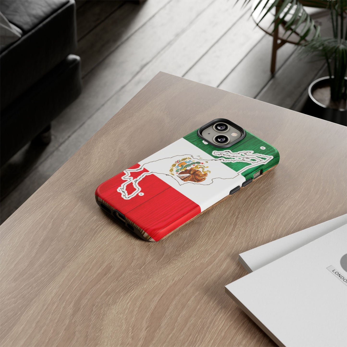 Phone Case, Mexican Flag Tough Case, Patriotic Mexico Phone Cover, Rugged Phone Protector, National Flag Phone Sleeve, Cinco de Mayo Gift