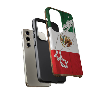 Phone Case, Mexican Flag Tough Case, Patriotic Mexico Phone Cover, Rugged Phone Protector, National Flag Phone Sleeve, Cinco de Mayo Gift