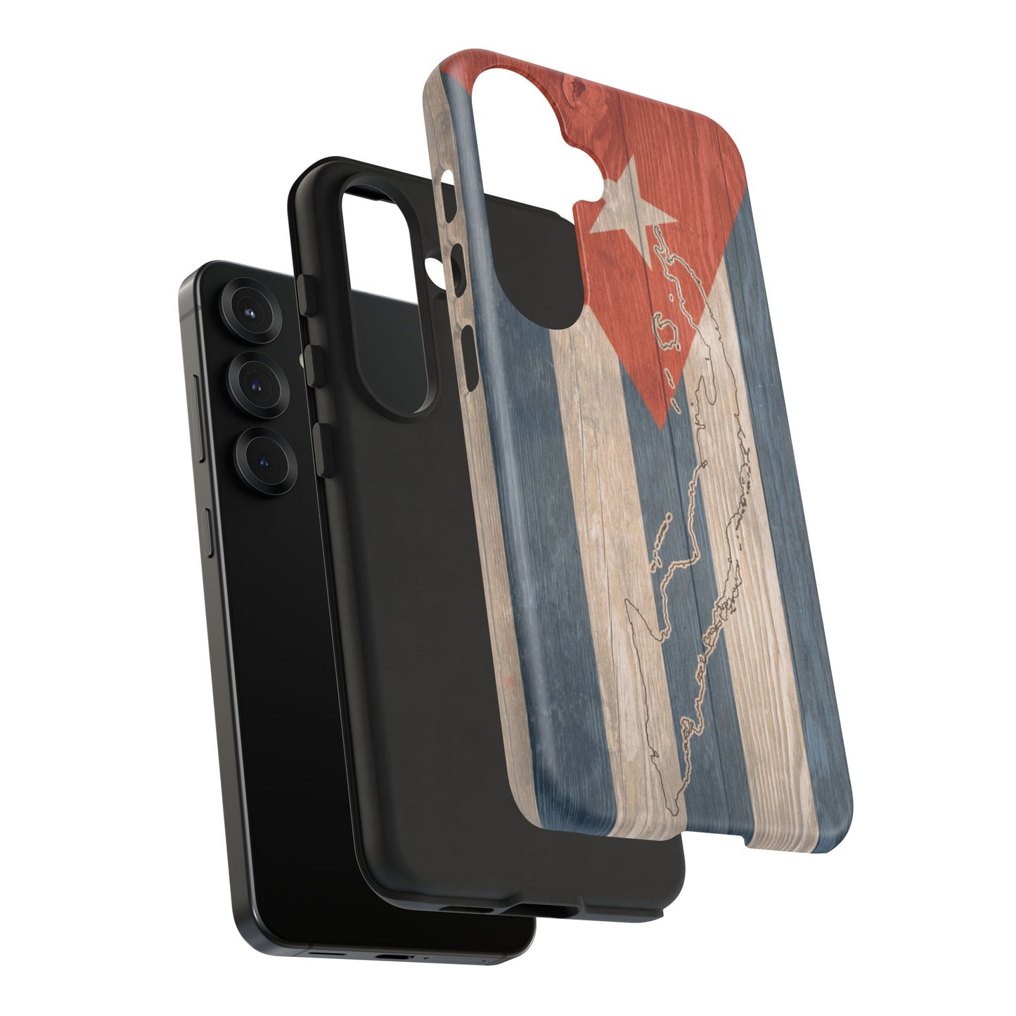 Phone Case Cuban Flag iPhone Case Protective Tough Cover Flag of Cuba Samsung Galaxy Cuban Pride Huawei P40 Lite Hard Plastic Back