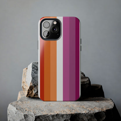 Lesbian Flag tough Impact-Resistant Phone Case