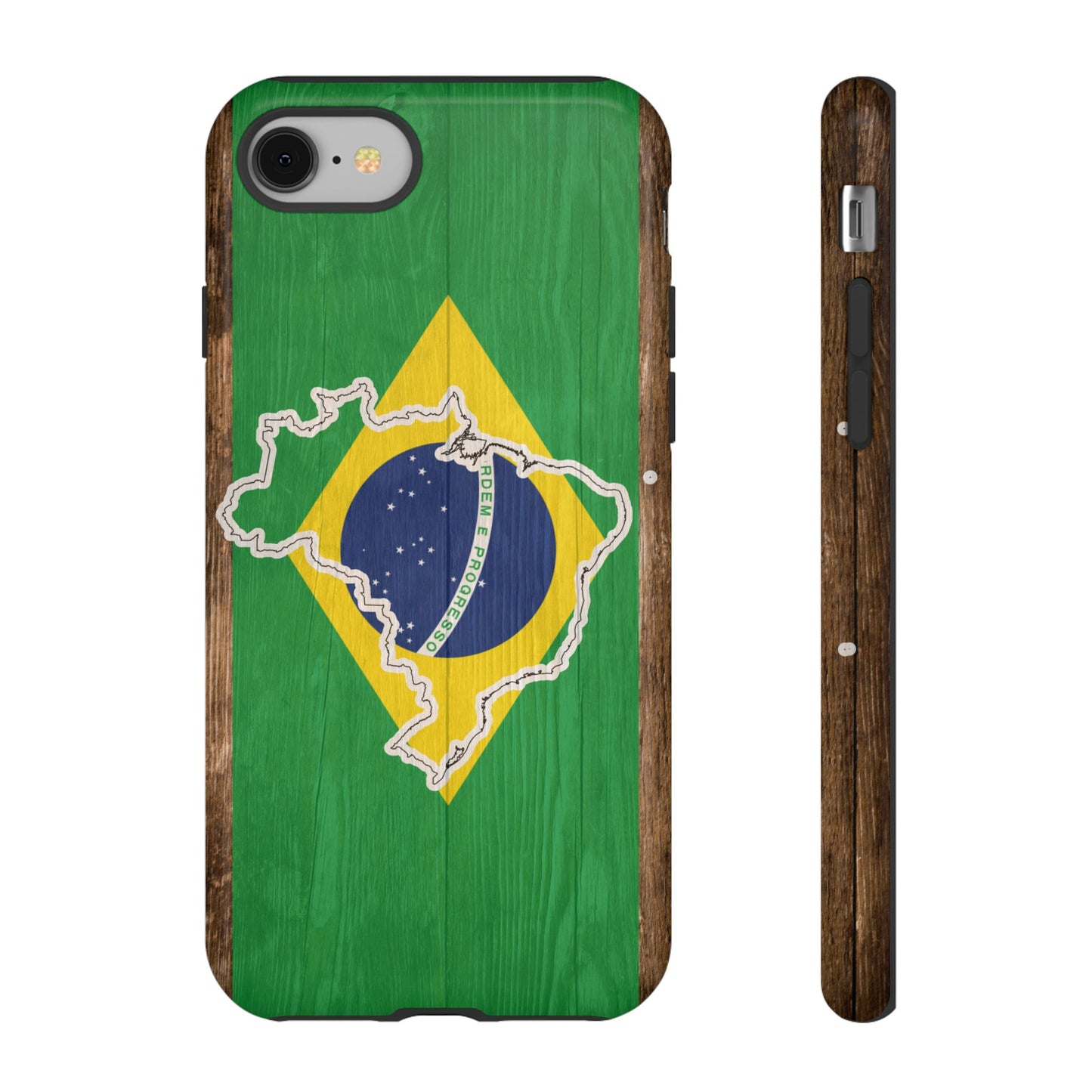 Brazil Flag Phone Map Case Protective Tough Cover Flag of Brazil Samsung Brazilian Pride Hard Plastic Back Brazil Flag Cover