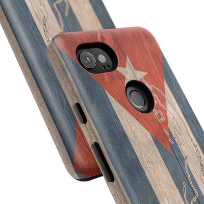 Phone Case Cuban Flag iPhone Case Protective Tough Cover Flag of Cuba Samsung Galaxy Cuban Pride Huawei P40 Lite Hard Plastic Back