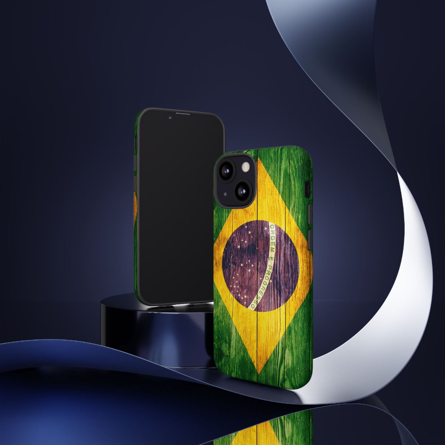 Brazil Phone Case Protective Tough Cover Flag of Brazil Samsung Brazilian Pride Hard Plastic Back Brazil Flag Cover IPhone Souvenir Gift Protective Case