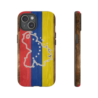 Venezuela Flag Phone Map Case Protective Tough Cover Flag of Venezuela Samsung Venezuelan Pride Hard Plastic Back Venezuela Map Cover