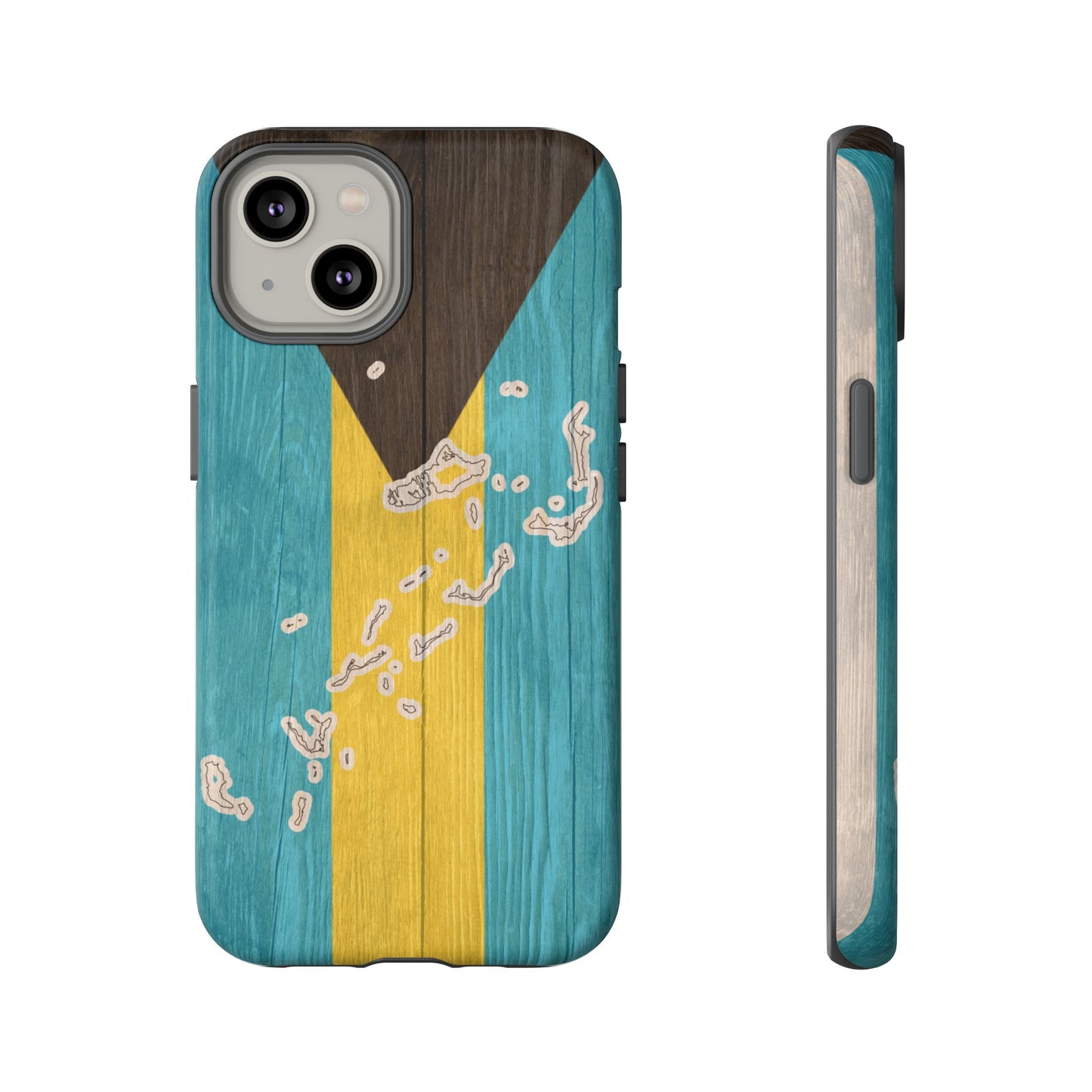 Bahamas Flag Phone Map Case Protective Tough Cover Flag of Bahamas Samsung Bahamian Pride Hard Plastic Back Bahamas Flag Cover