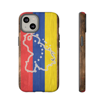 Venezuela Flag Phone Map Case Protective Tough Cover Flag of Venezuela Samsung Venezuelan Pride Hard Plastic Back Venezuela Map Cover