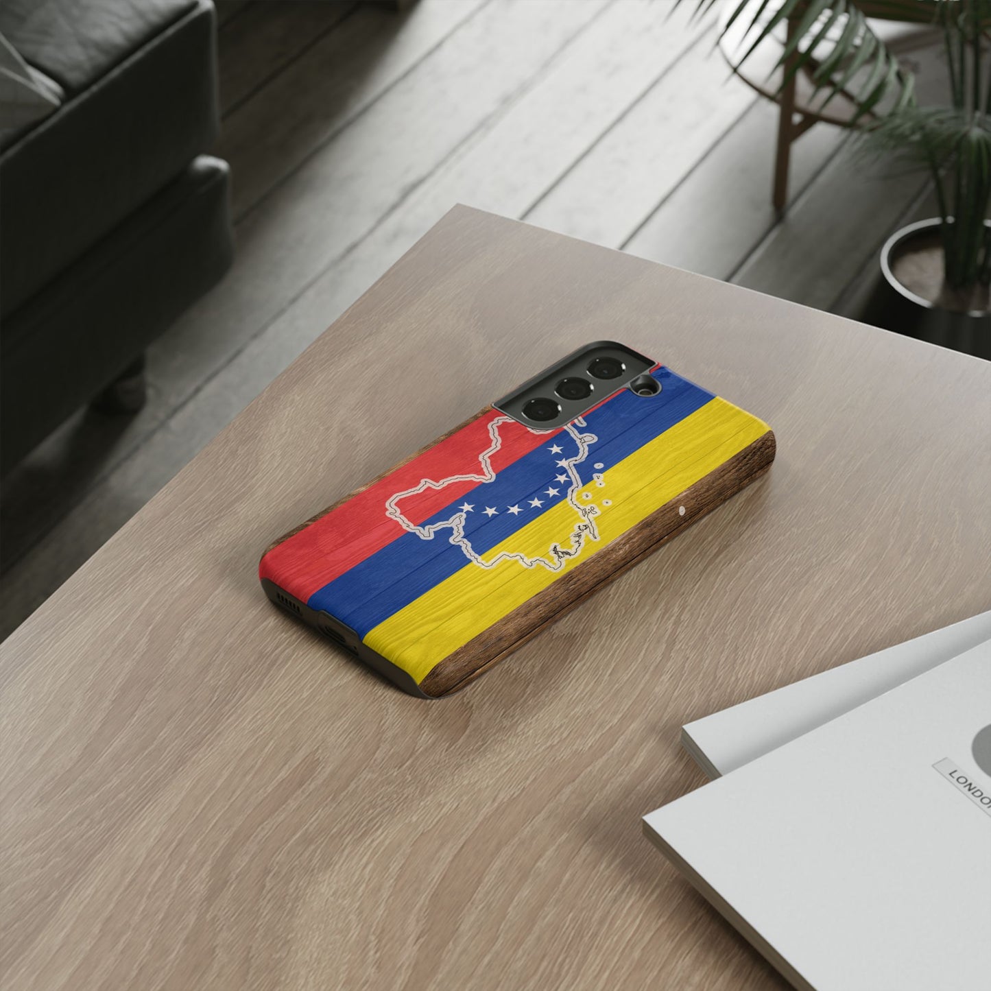Venezuela Flag Phone Map Case Protective Tough Cover Flag of Venezuela Samsung Venezuelan Pride Hard Plastic Back Venezuela Map Cover