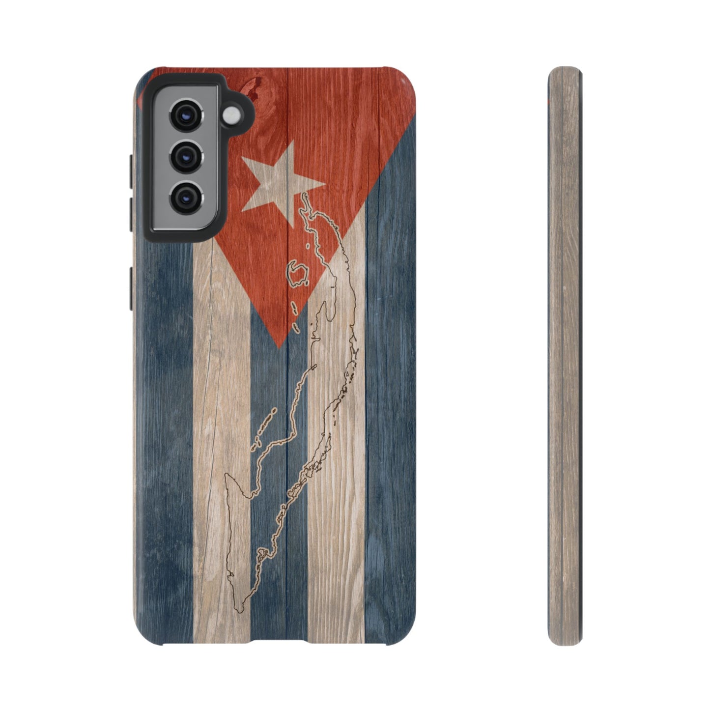 Phone Case Cuban Flag iPhone Case Protective Tough Cover Flag of Cuba Samsung Galaxy Cuban Pride Huawei P40 Lite Hard Plastic Back