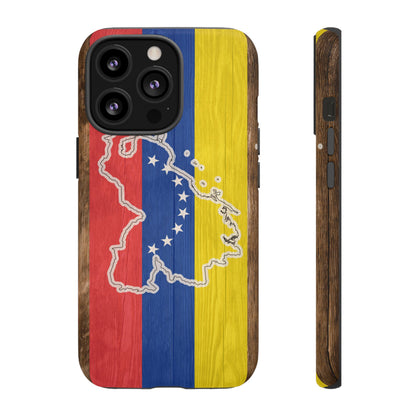 Venezuela Flag Phone Map Case Protective Tough Cover Flag of Venezuela Samsung Venezuelan Pride Hard Plastic Back Venezuela Map Cover