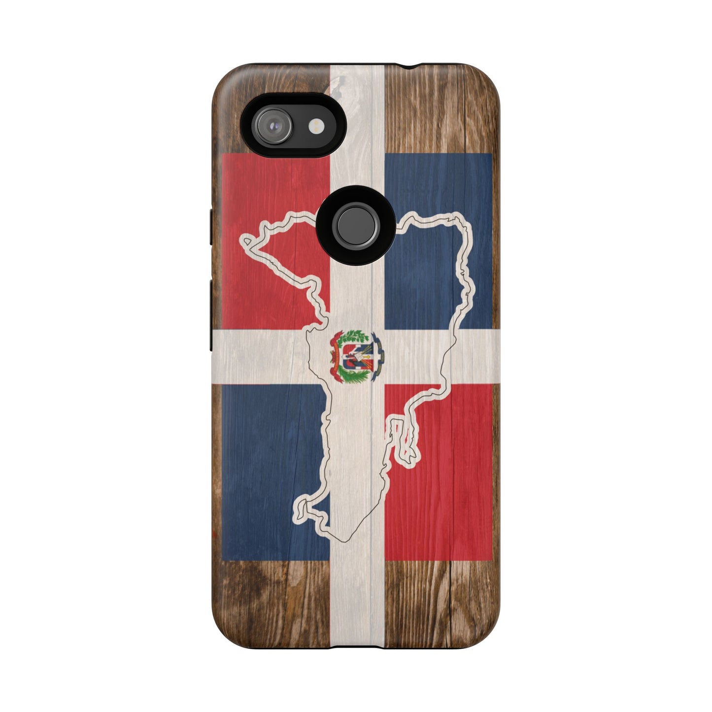 Dominican Republic Flag Phone Map Case Protective Tough Cover Flag of Dominican Pride Hard Plastic Back DR Flag Cover Dominicana