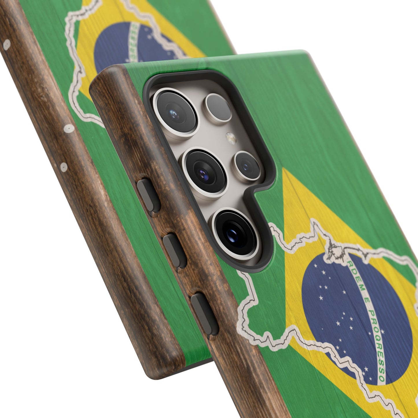 Brazil Flag Phone Map Case Protective Tough Cover Flag of Brazil Samsung Brazilian Pride Hard Plastic Back Brazil Flag Cover