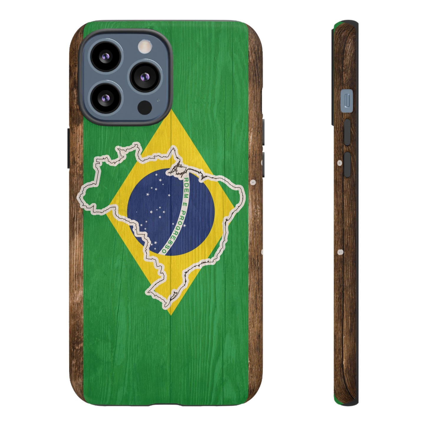 Brazil Flag Phone Map Case Protective Tough Cover Flag of Brazil Samsung Brazilian Pride Hard Plastic Back Brazil Flag Cover