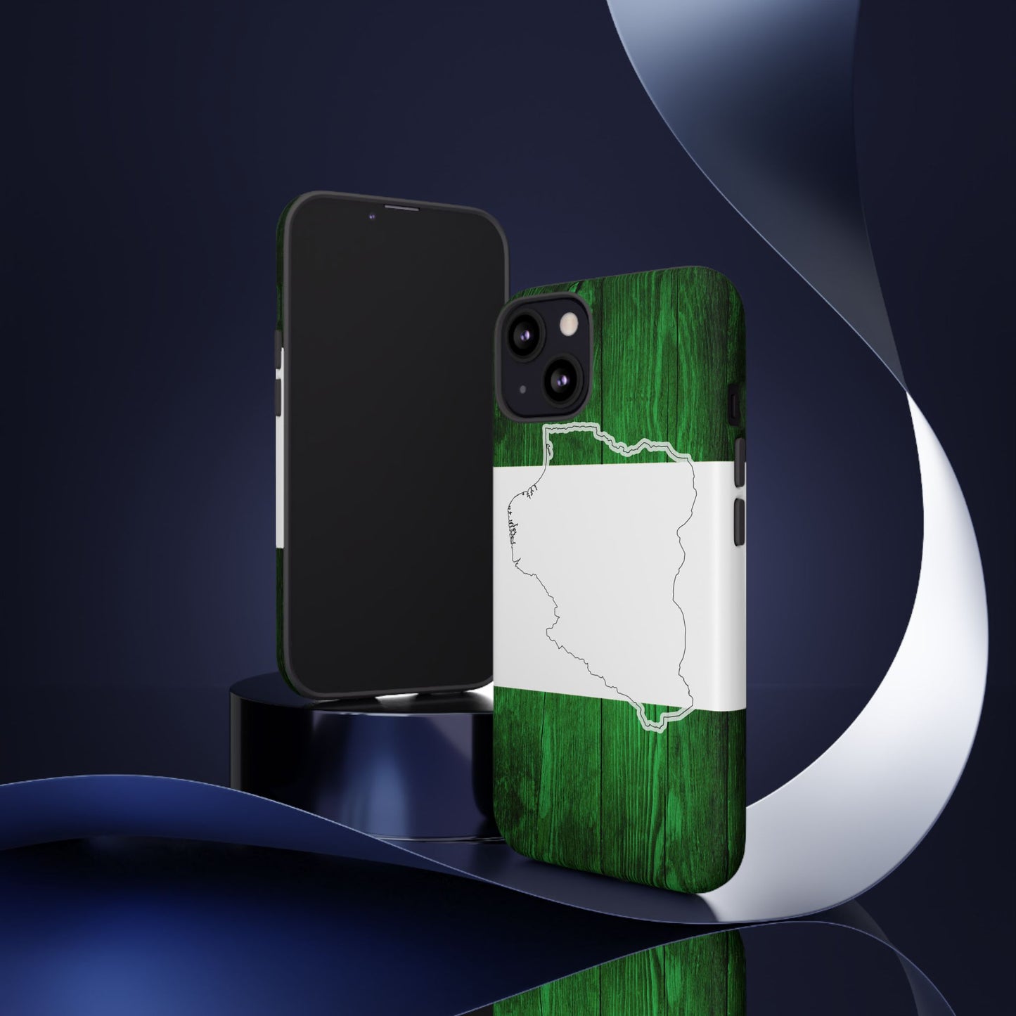 Nigeria Flag Phone Case, African Nation Protective Cover, Nigeria Pride Accessory, Tough Phone Case for Patriots, Nigerian Flag Mobile Case