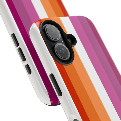 Lesbian Flag tough Impact-Resistant Phone Case