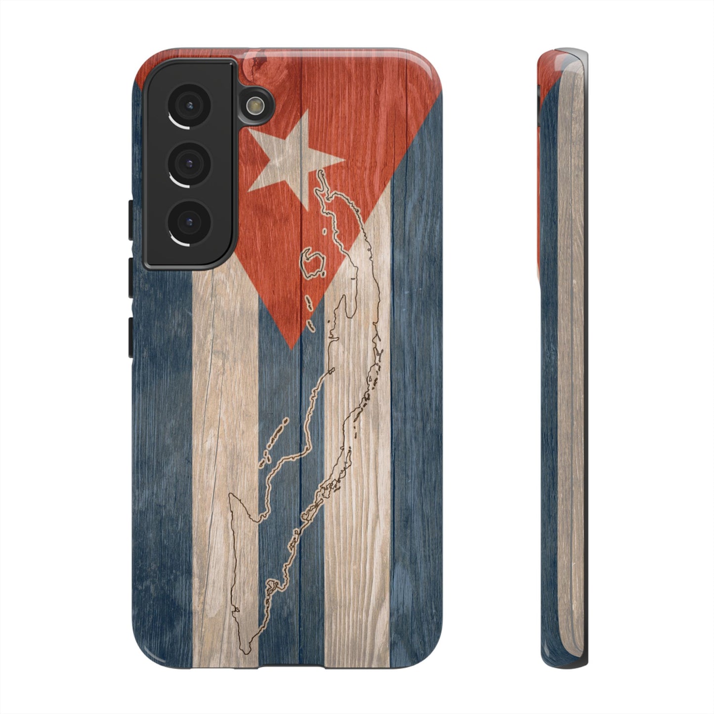 Phone Case Cuban Flag iPhone Case Protective Tough Cover Flag of Cuba Samsung Galaxy Cuban Pride Huawei P40 Lite Hard Plastic Back