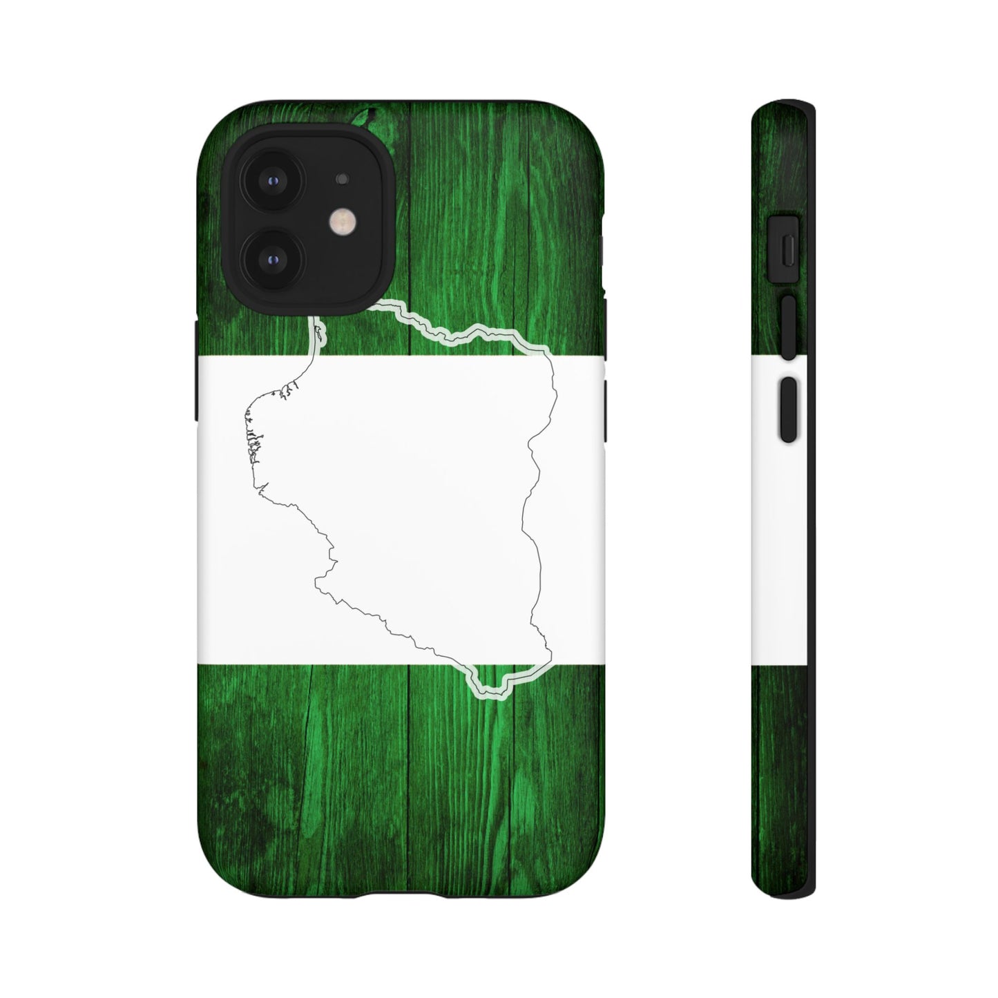 Nigeria Flag Phone Case, African Nation Protective Cover, Nigeria Pride Accessory, Tough Phone Case for Patriots, Nigerian Flag Mobile Case