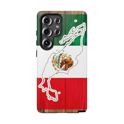 Phone Case, Mexican Flag Tough Case, Patriotic Mexico Phone Cover, Rugged Phone Protector, National Flag Phone Sleeve, Cinco de Mayo Gift