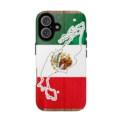 Phone Case, Mexican Flag Tough Case, Patriotic Mexico Phone Cover, Rugged Phone Protector, National Flag Phone Sleeve, Cinco de Mayo Gift