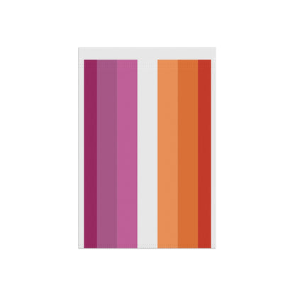 Lesbian Pride Garden Flag LGBTQ+ Rainbow Decor Empowerment Poster for Home or Office Inclusivity Gift Idea Gay Pride Outdoor Decor