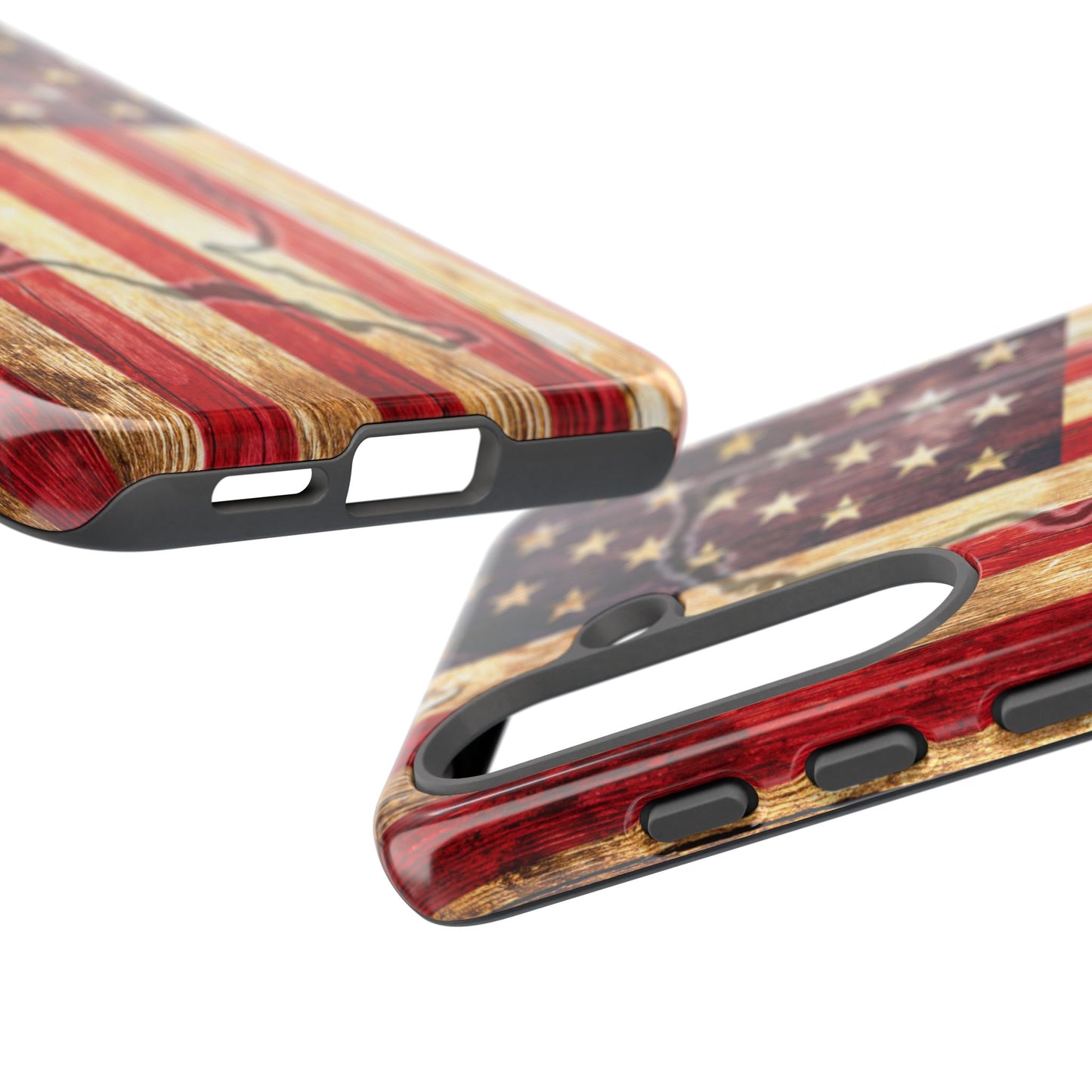 USA flag & map tough phone case for iPhone Samsung Google Patriotic impact-resistant cover with UV protection and shock absorption USA Flag