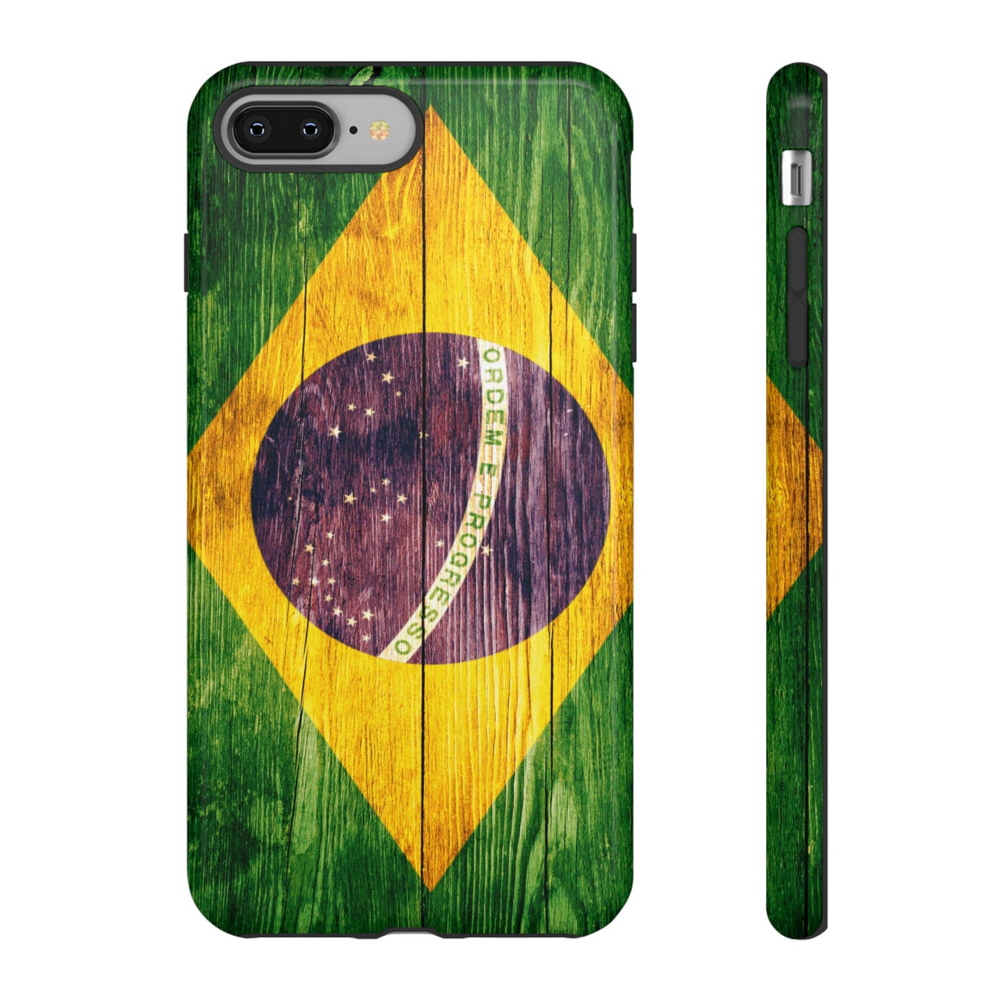 Brazil Phone Case Protective Tough Cover Flag of Brazil Samsung Brazilian Pride Hard Plastic Back Brazil Flag Cover IPhone Souvenir Gift Protective Case