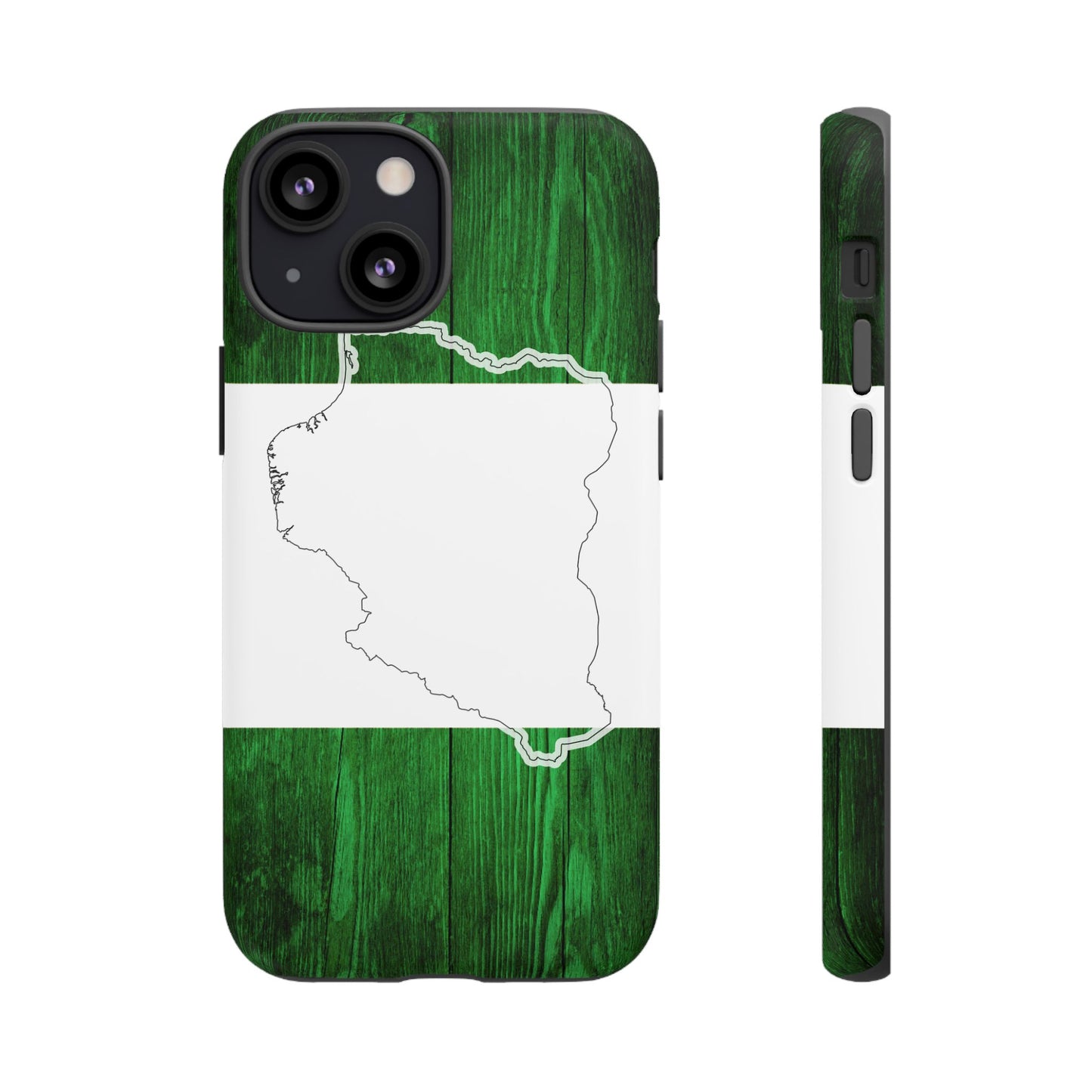 Nigeria Flag Phone Case, African Nation Protective Cover, Nigeria Pride Accessory, Tough Phone Case for Patriots, Nigerian Flag Mobile Case