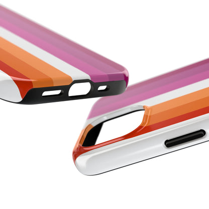 Lesbian Flag tough Impact-Resistant Phone Case