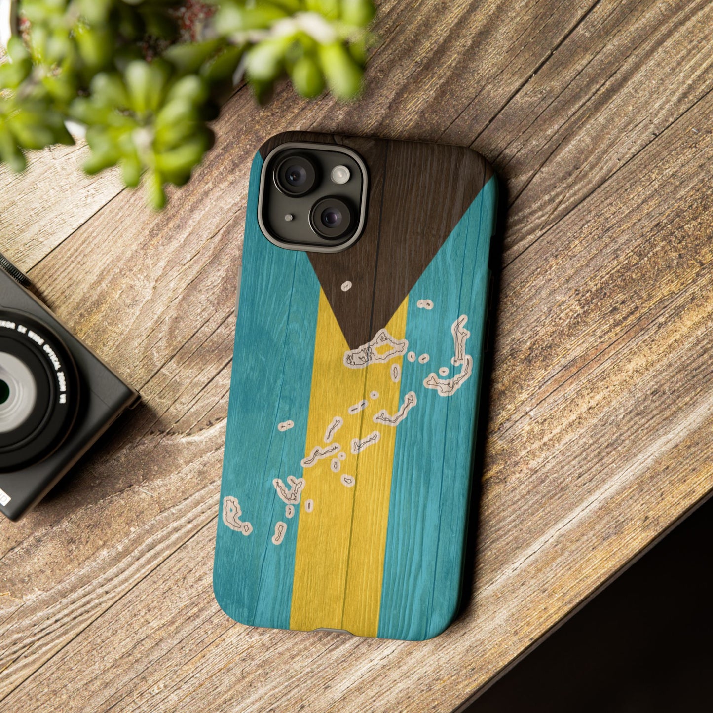 Bahamas Flag Phone Map Case Protective Tough Cover Flag of Bahamas Samsung Bahamian Pride Hard Plastic Back Bahamas Flag Cover