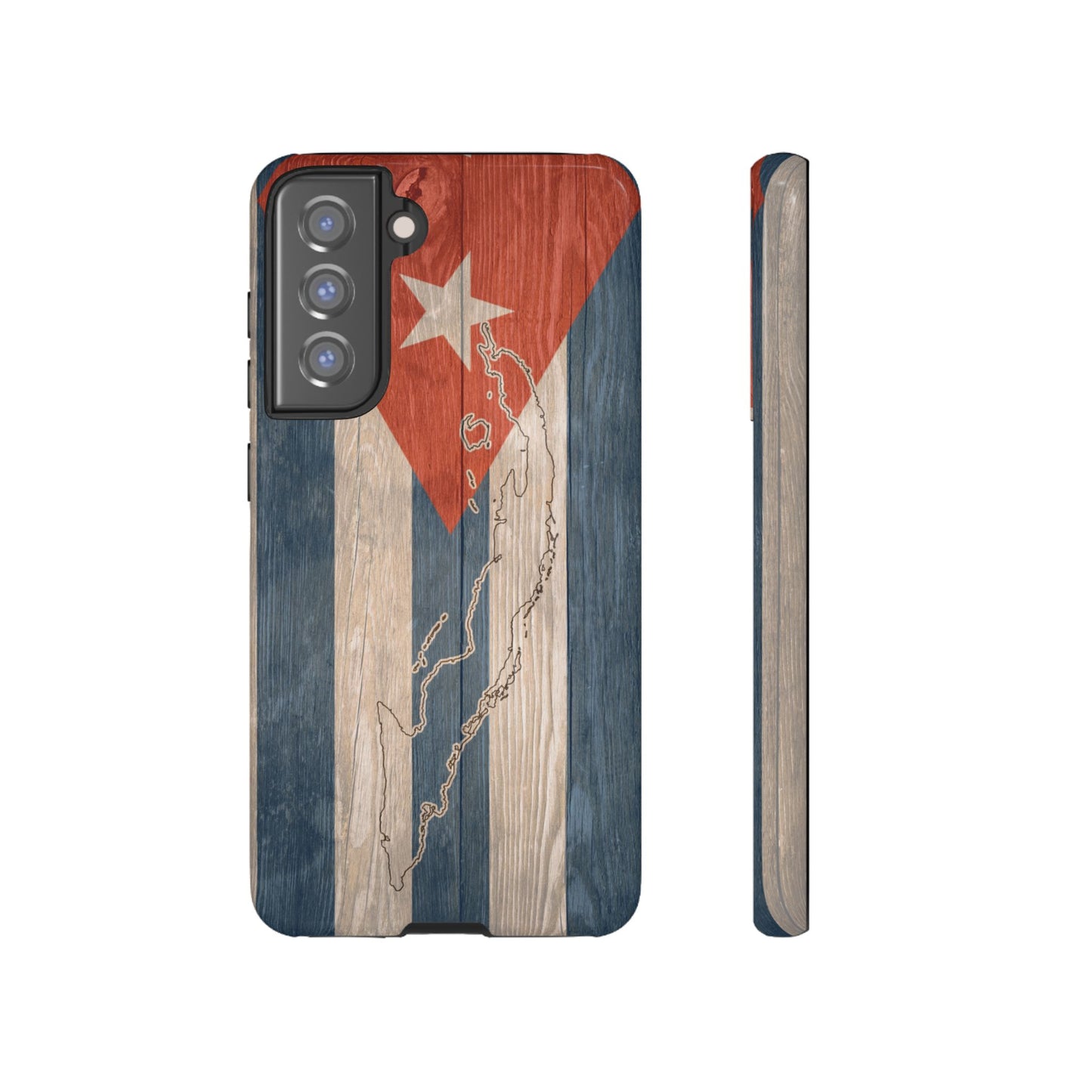 Phone Case Cuban Flag iPhone Case Protective Tough Cover Flag of Cuba Samsung Galaxy Cuban Pride Huawei P40 Lite Hard Plastic Back
