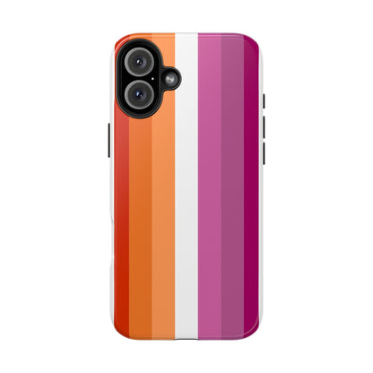 Lesbian Flag tough Impact-Resistant Phone Case