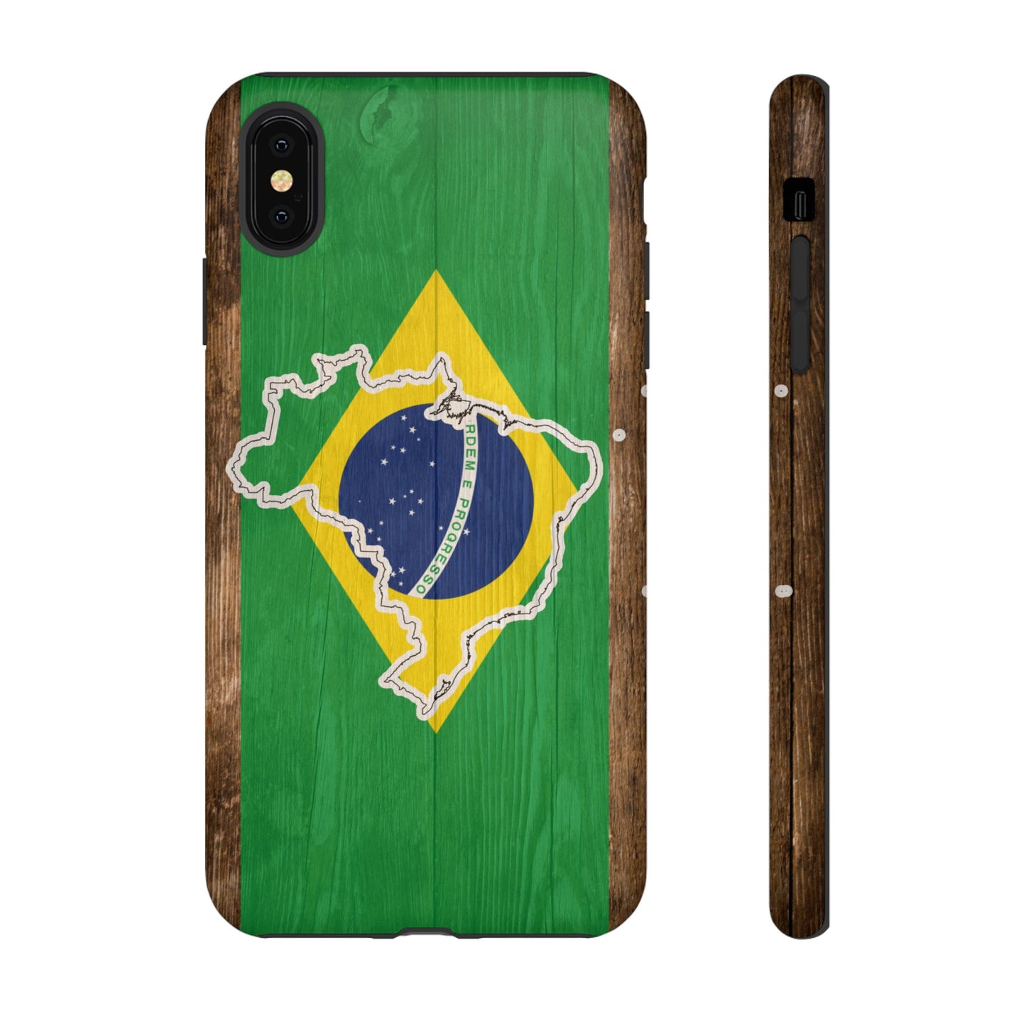 Brazil Flag Phone Map Case Protective Tough Cover Flag of Brazil Samsung Brazilian Pride Hard Plastic Back Brazil Flag Cover