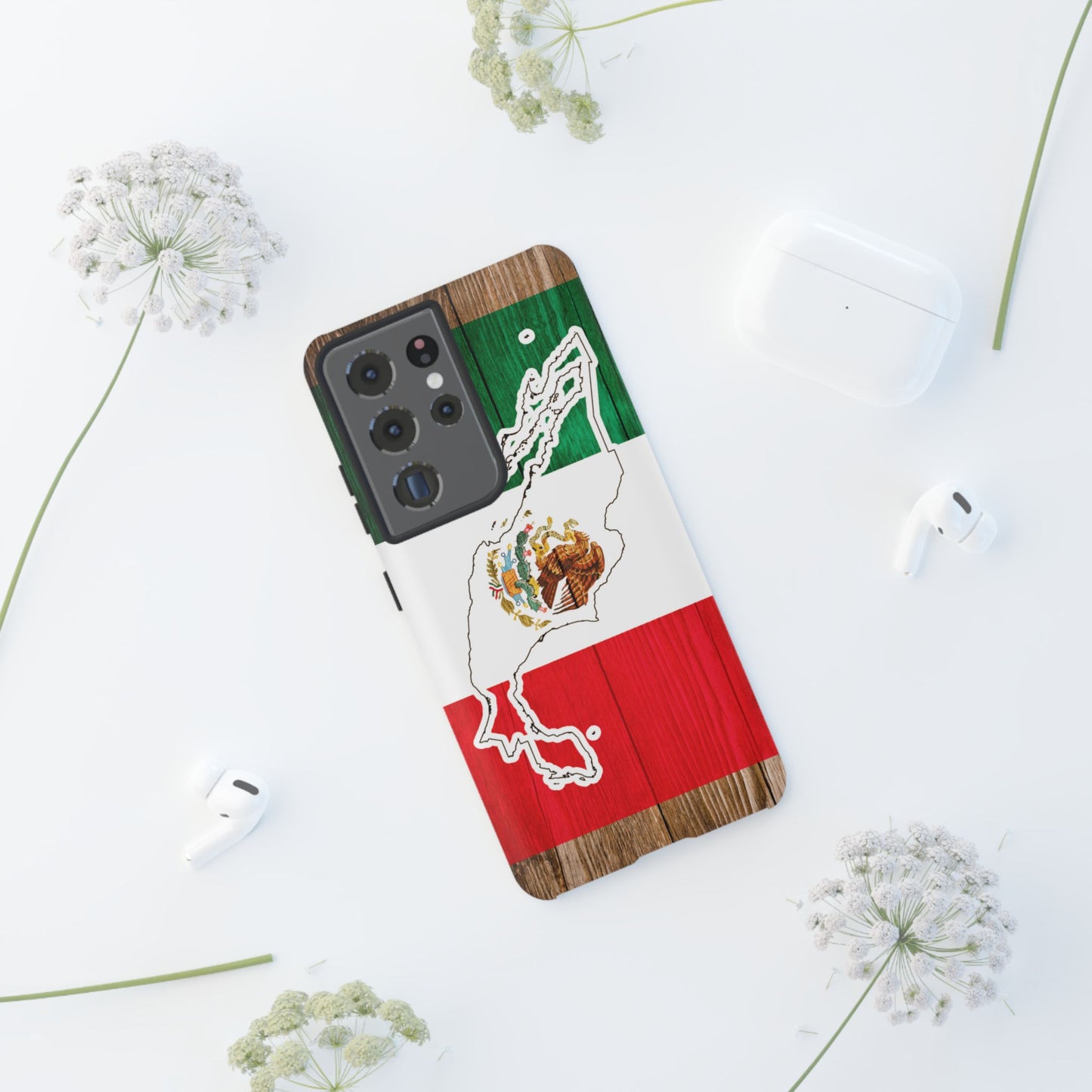 Phone Case, Mexican Flag Tough Case, Patriotic Mexico Phone Cover, Rugged Phone Protector, National Flag Phone Sleeve, Cinco de Mayo Gift