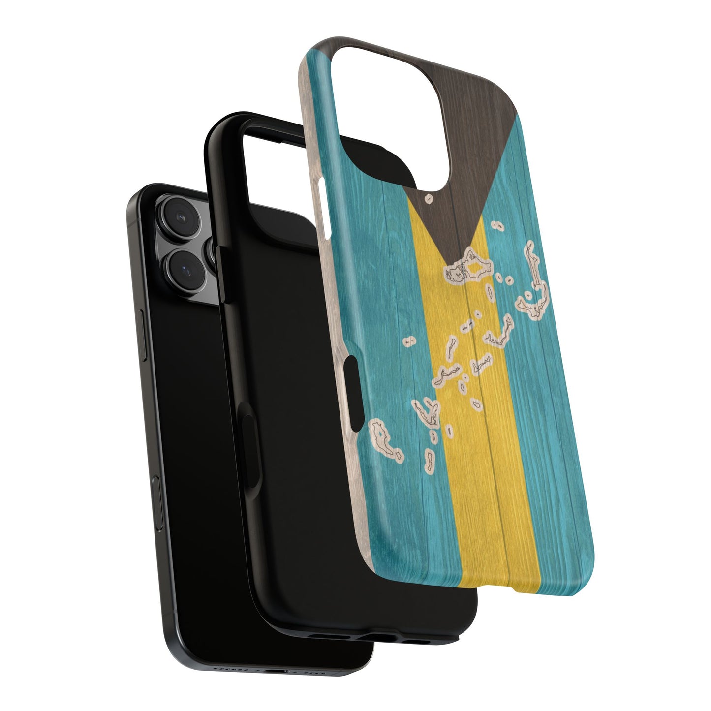 Bahamas Flag Phone Map Case Protective Tough Cover Flag of Bahamas Samsung Bahamian Pride Hard Plastic Back Bahamas Flag Cover