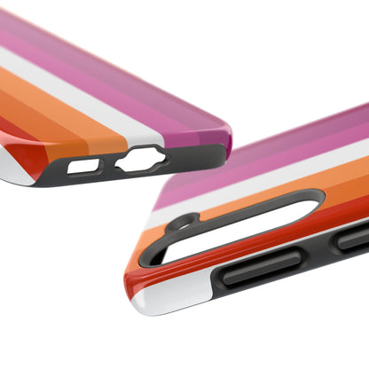 Lesbian Flag tough Impact-Resistant Phone Case