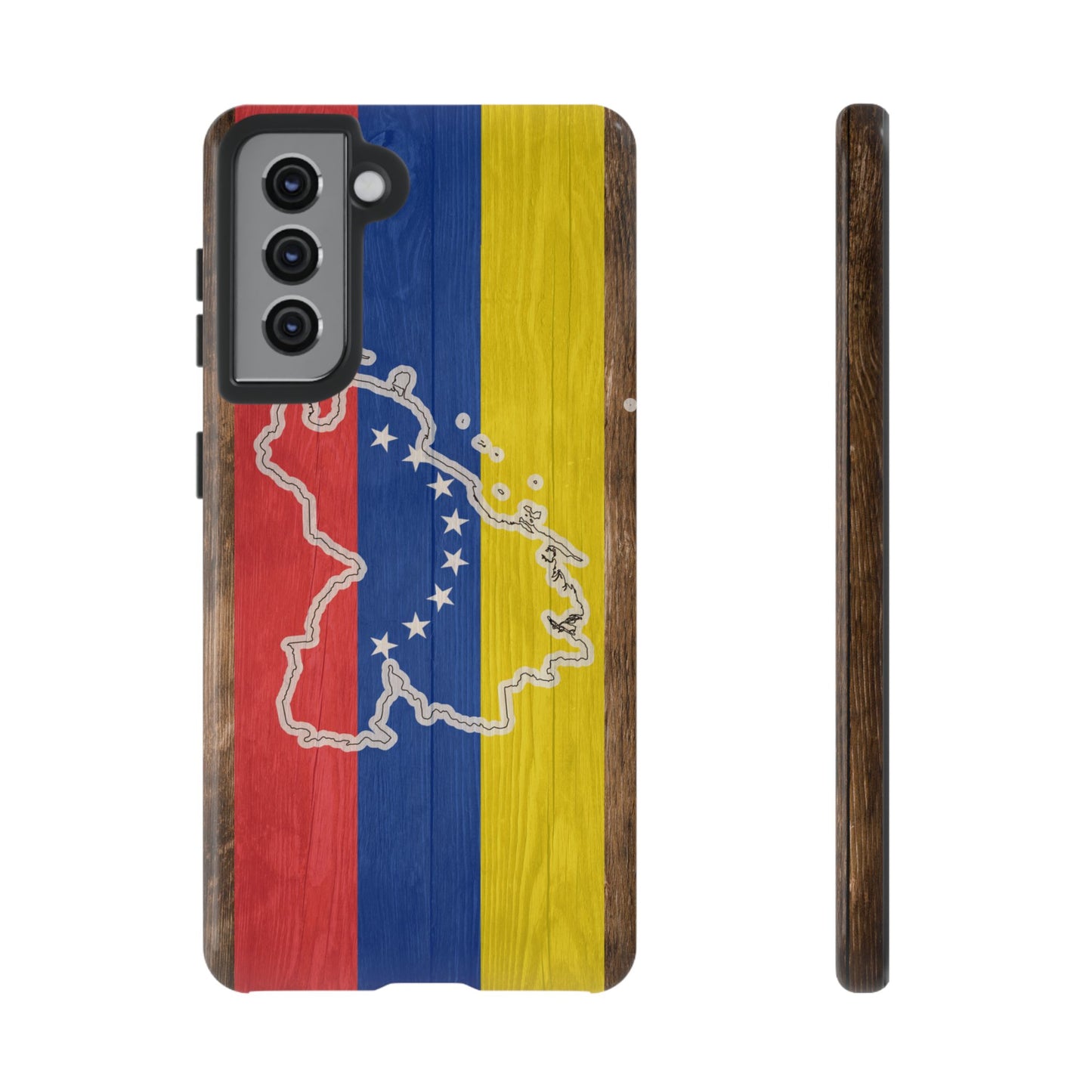 Venezuela Flag Phone Map Case Protective Tough Cover Flag of Venezuela Samsung Venezuelan Pride Hard Plastic Back Venezuela Map Cover