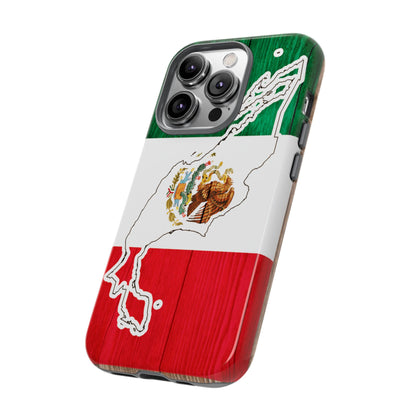Phone Case, Mexican Flag Tough Case, Patriotic Mexico Phone Cover, Rugged Phone Protector, National Flag Phone Sleeve, Cinco de Mayo Gift