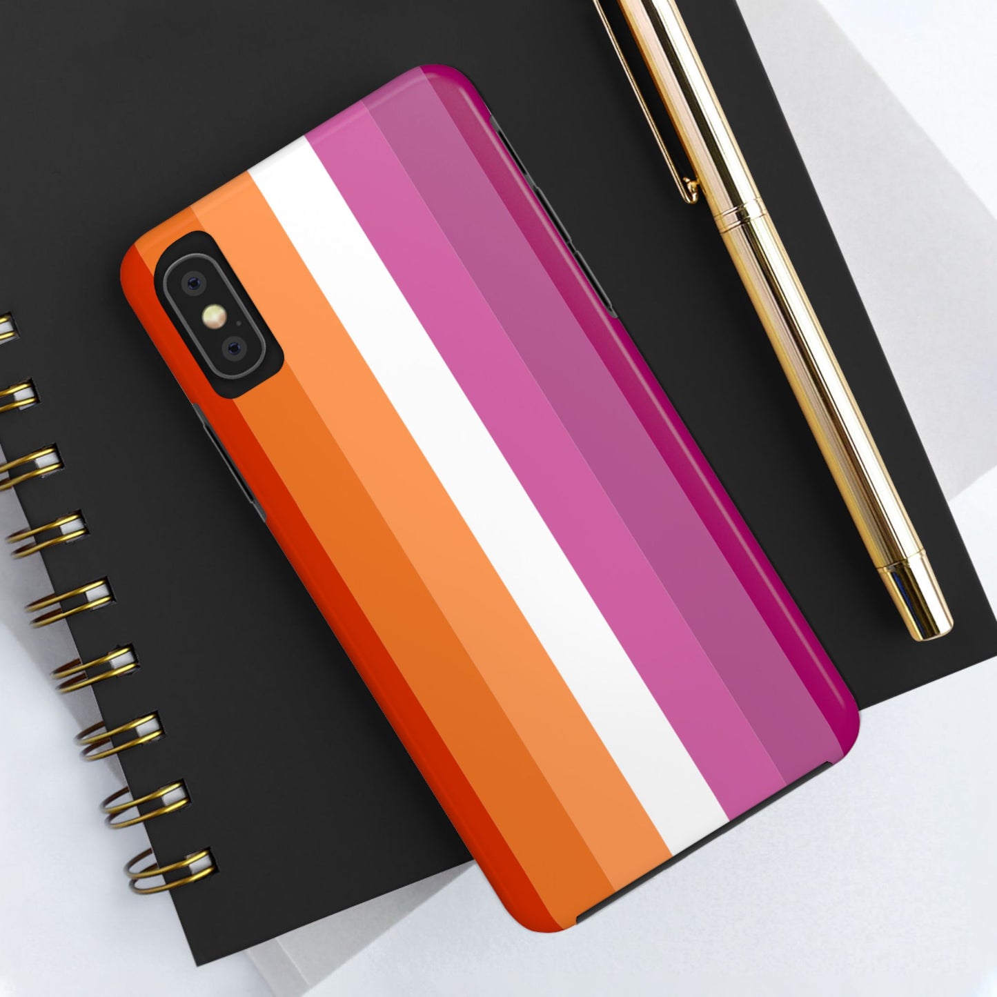 Lesbian Flag tough Impact-Resistant Phone Case