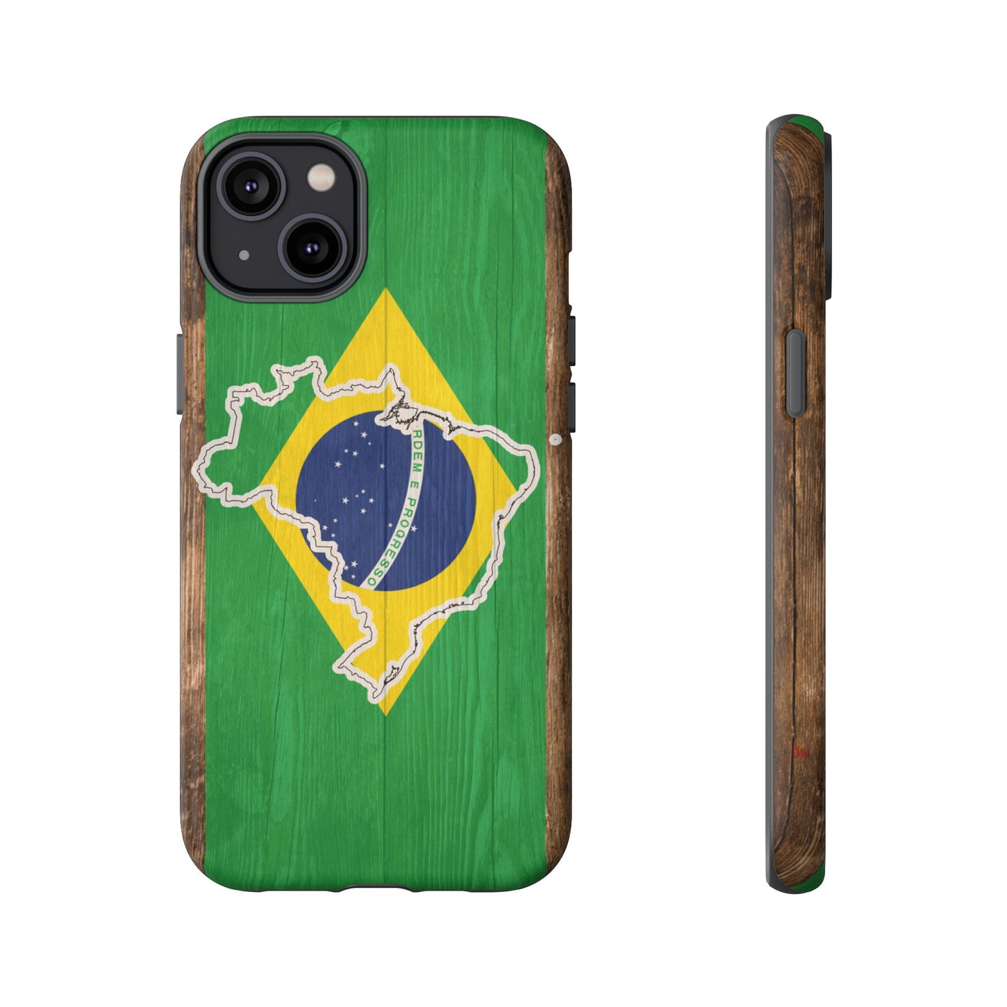 Brazil Flag Phone Map Case Protective Tough Cover Flag of Brazil Samsung Brazilian Pride Hard Plastic Back Brazil Flag Cover