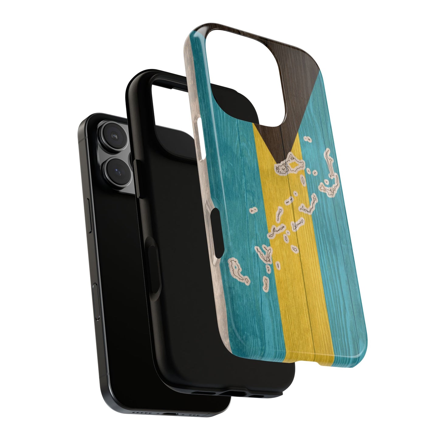 Bahamas Flag Phone Map Case Protective Tough Cover Flag of Bahamas Samsung Bahamian Pride Hard Plastic Back Bahamas Flag Cover