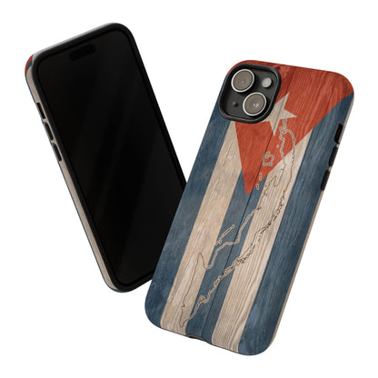 Phone Case Cuban Flag iPhone Case Protective Tough Cover Flag of Cuba Samsung Galaxy Cuban Pride Huawei P40 Lite Hard Plastic Back