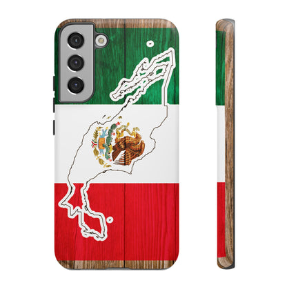 Phone Case, Mexican Flag Tough Case, Patriotic Mexico Phone Cover, Rugged Phone Protector, National Flag Phone Sleeve, Cinco de Mayo Gift