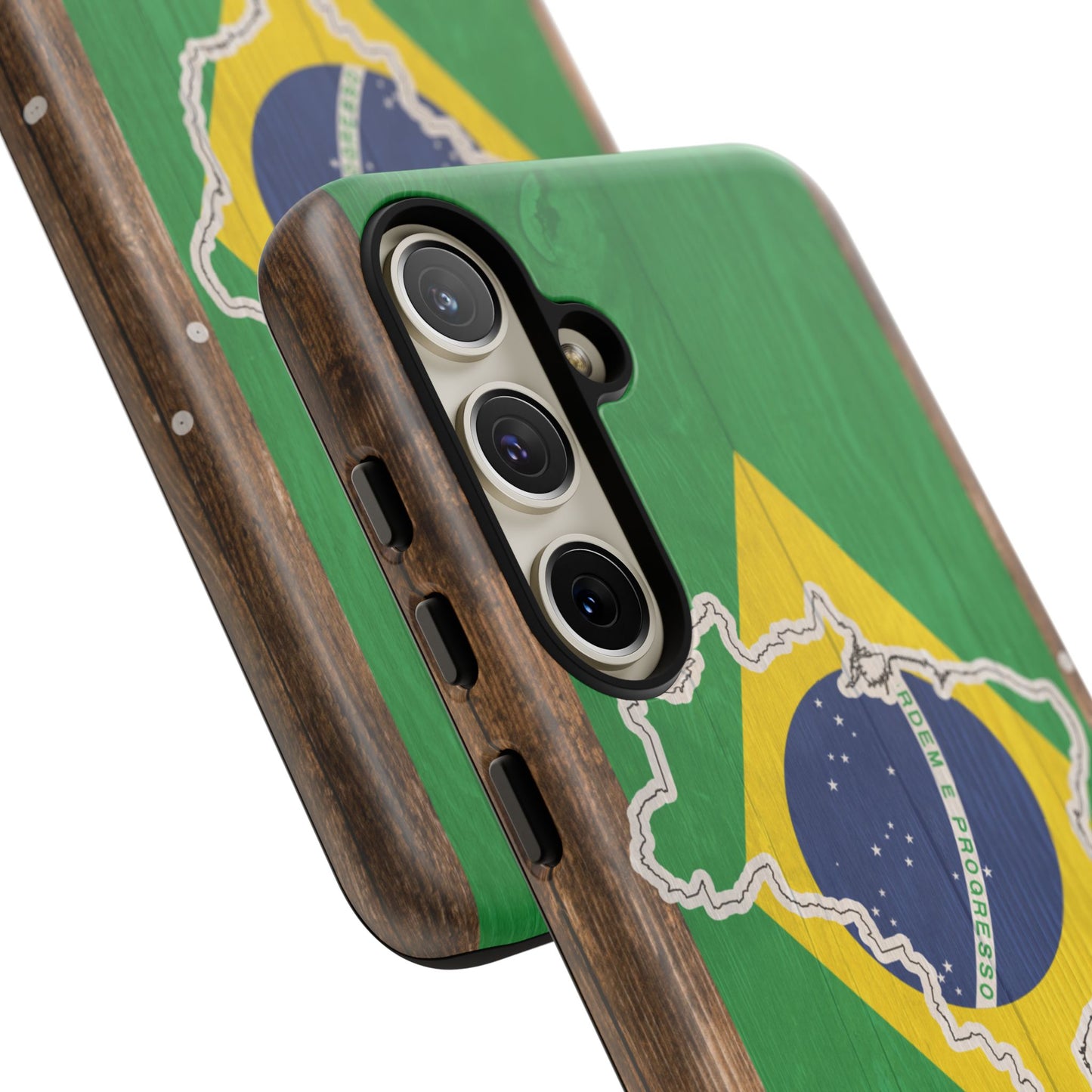 Brazil Flag Phone Map Case Protective Tough Cover Flag of Brazil Samsung Brazilian Pride Hard Plastic Back Brazil Flag Cover